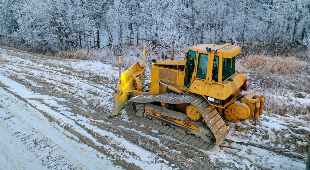 Construction in Northern Canada
